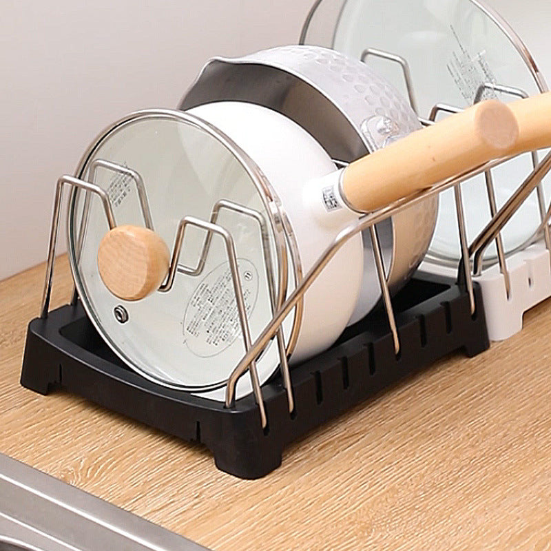 stainless steel pot lid holder