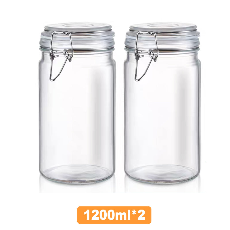 1200ml *2 glass jars
