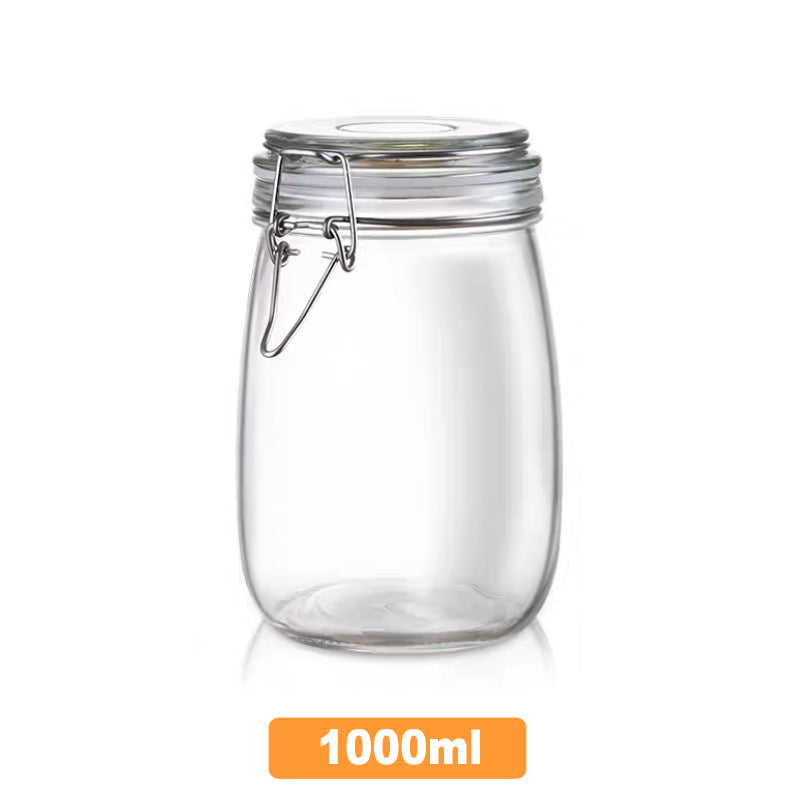 1000ml Glass jars with cover